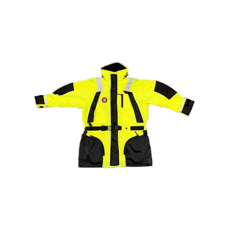 First Watch Hi-Vis Flotation Coat – Hi-Vis Yellow/Black – Lg