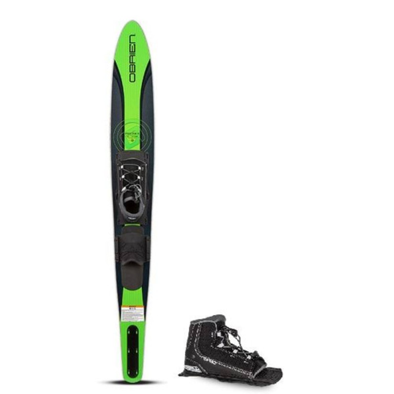 O’Brien O’Brien Pro Tour Jr Green Slalom Ski w/ Z9/RTS 2021