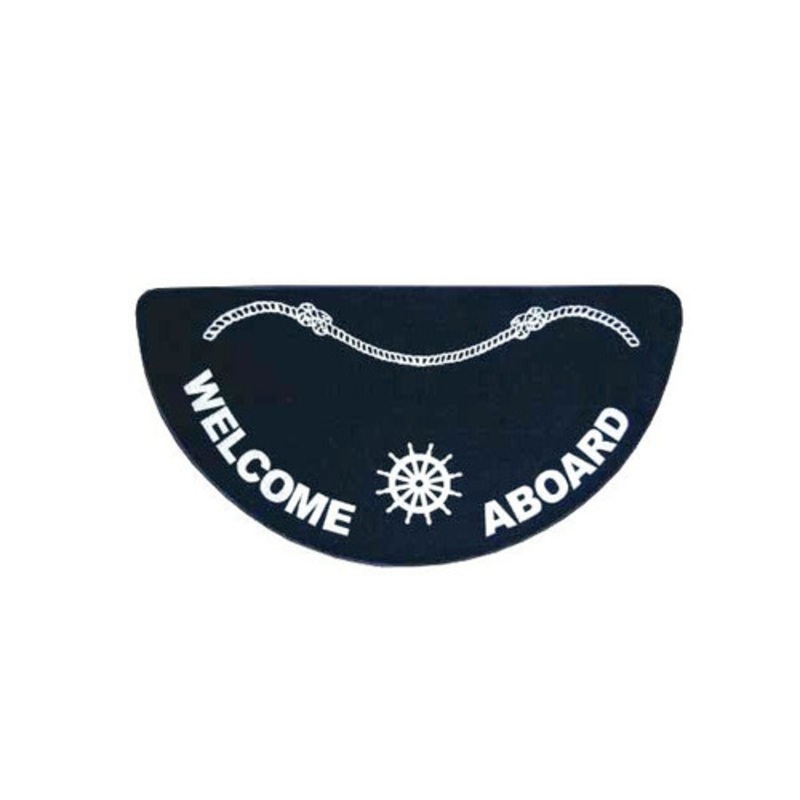 Taylor Made Welcome Aboard Half-Round Door Mat