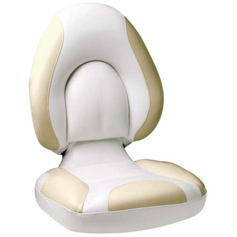 Attwood Centric Fully Upholstered Seat – Bright White Base Color