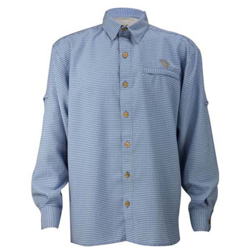 Mojo Mr. Big Sport Check Long Sleeve – Ocean Blue