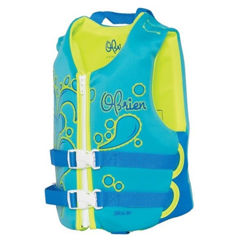 O’Brien Child Aqua/Green Life Vest
