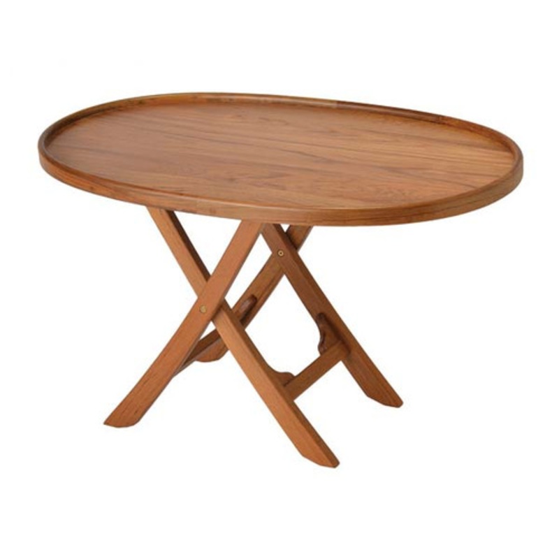 Garelick Folding Deck Table – Solid Teak Series