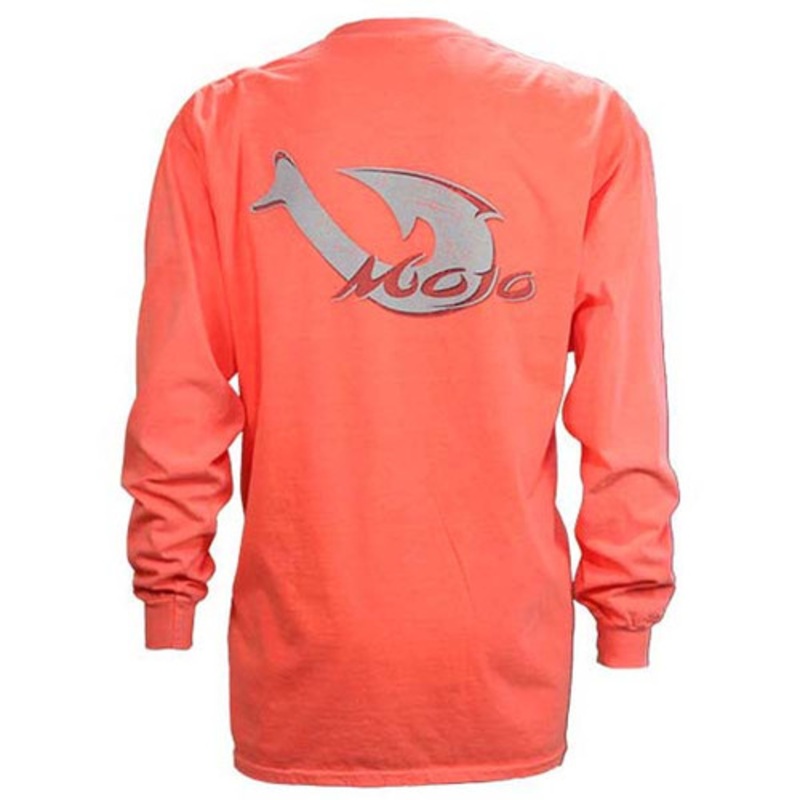 Mojo Corporate Pigment Dyed Long Sleeve Tee – Tangerine