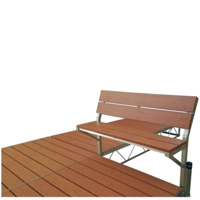 Patriot Docks Brown Aluminum Bench Kit