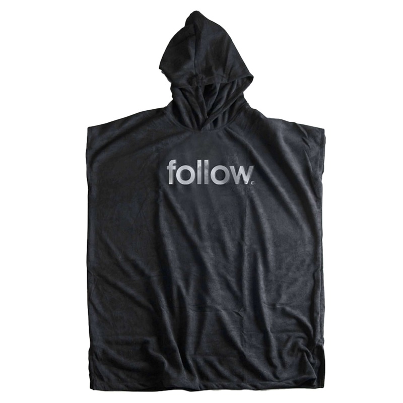 Follow Towelie Poncho|Black|Navy|Red