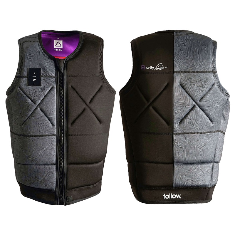 Follow Unity Comp Vest|XS|S|M|L|XL|2XL|Black|Gray