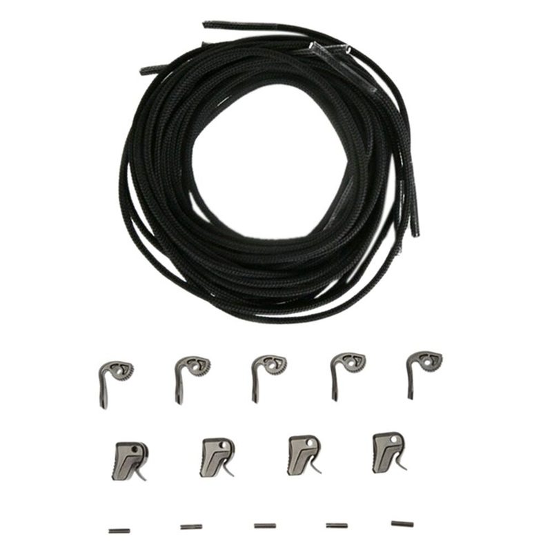 Lace & Lace Lock Kit|Black|White