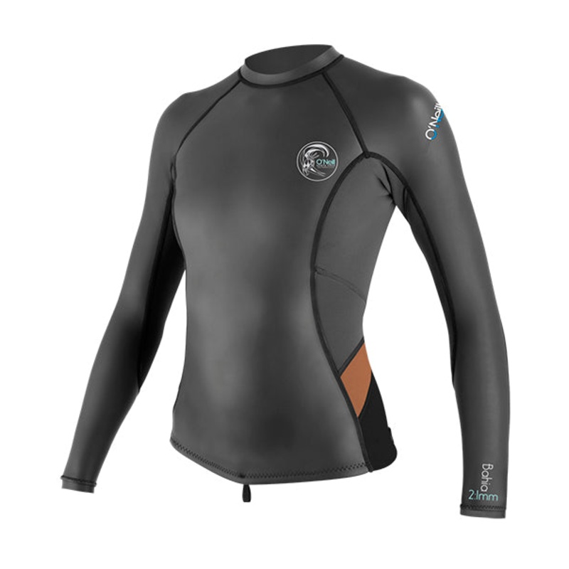 O’Neill Women’s Bahia 2/1 MM Jacket (Black/Graphite/Sorbet)