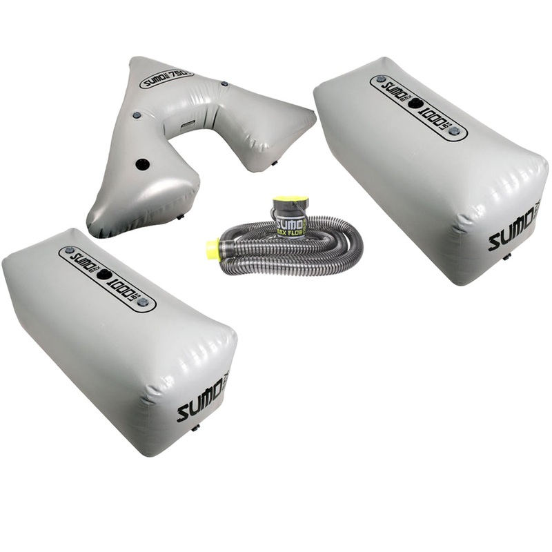 Straight Line Sumo Max 1000 x2, 750 Bow Bag, and Max Flow Pump (2,750 lb)