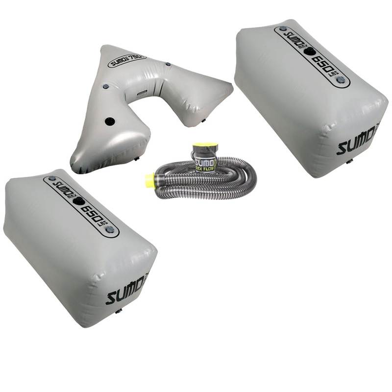 Straight Line Sumo Max 650 x2, 750 Bow Bag, and Max Flow Pump (2,050 lb)