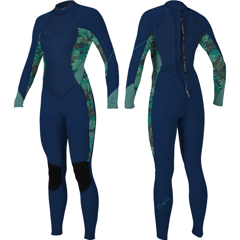 2019 O’Neill Women’s Bahia 3/2MM Back Zip Full Wetsuit