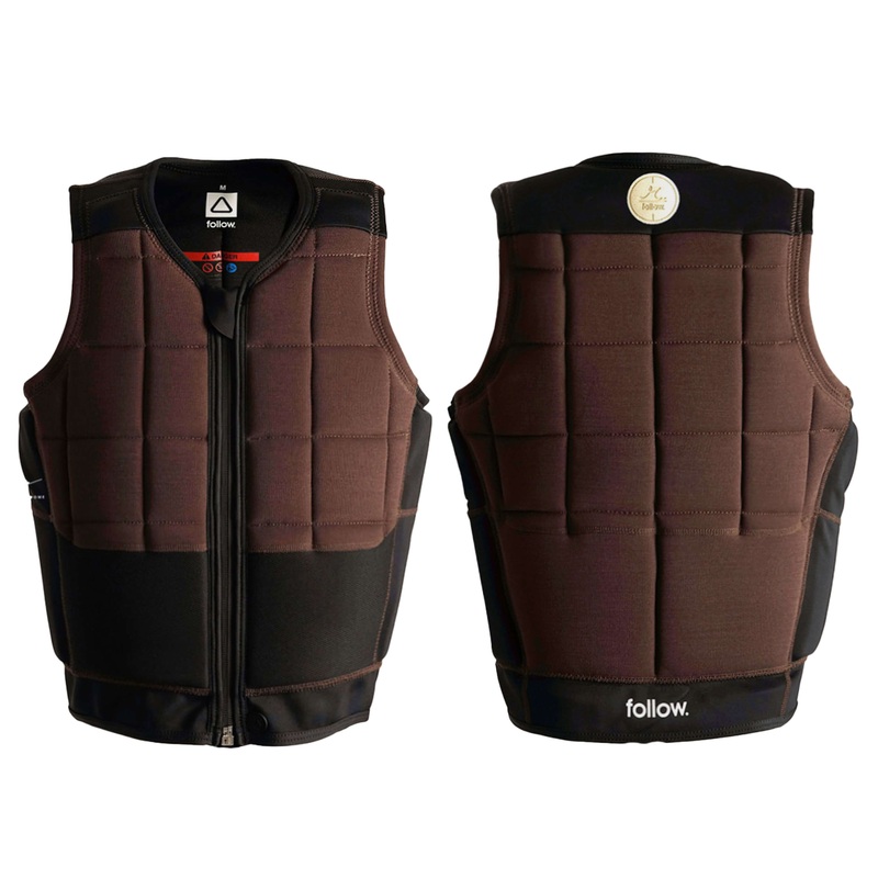 Follow R.D. Comp Vest|XS|S|M|L|XL|2XL|Black|Brown