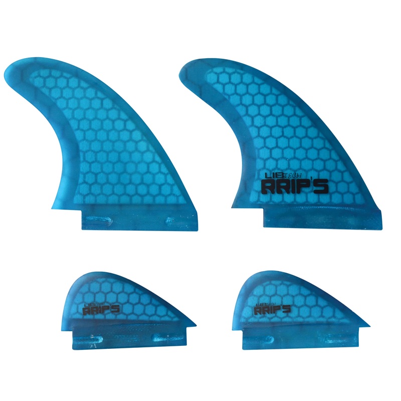 Lib Tech Quad Fin Set|4.25″|3.9″|3.6″