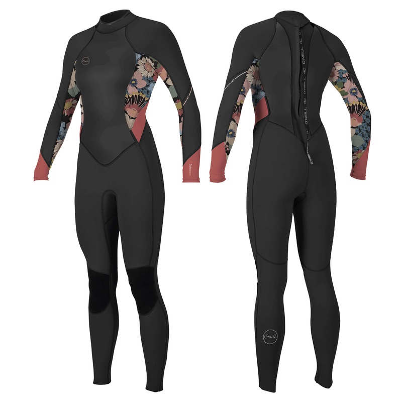 O’Neill Women’s Bahia 3/2MM Back Zip Full Wetsuit