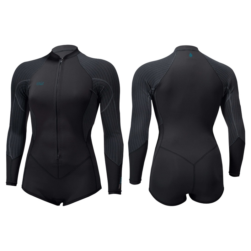O’Neill Women’s Blueprint 2MM Front Zip L/S Shorty Wetsuit