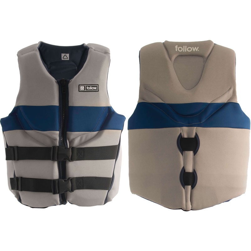 Follow Kick CGA Life Jacket|2XL|3XL|L|M|S|XL|XS|Black|Charcoal|Gray