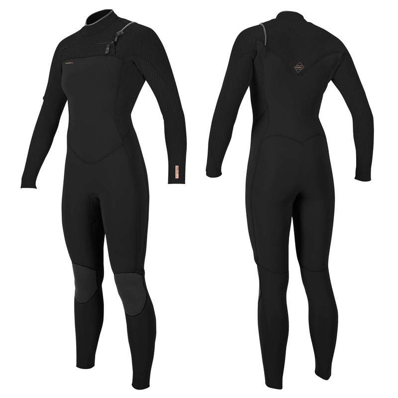 O’Neill Women’s Hyperfreak 4/3MM Chest Zip Full Wetsuit