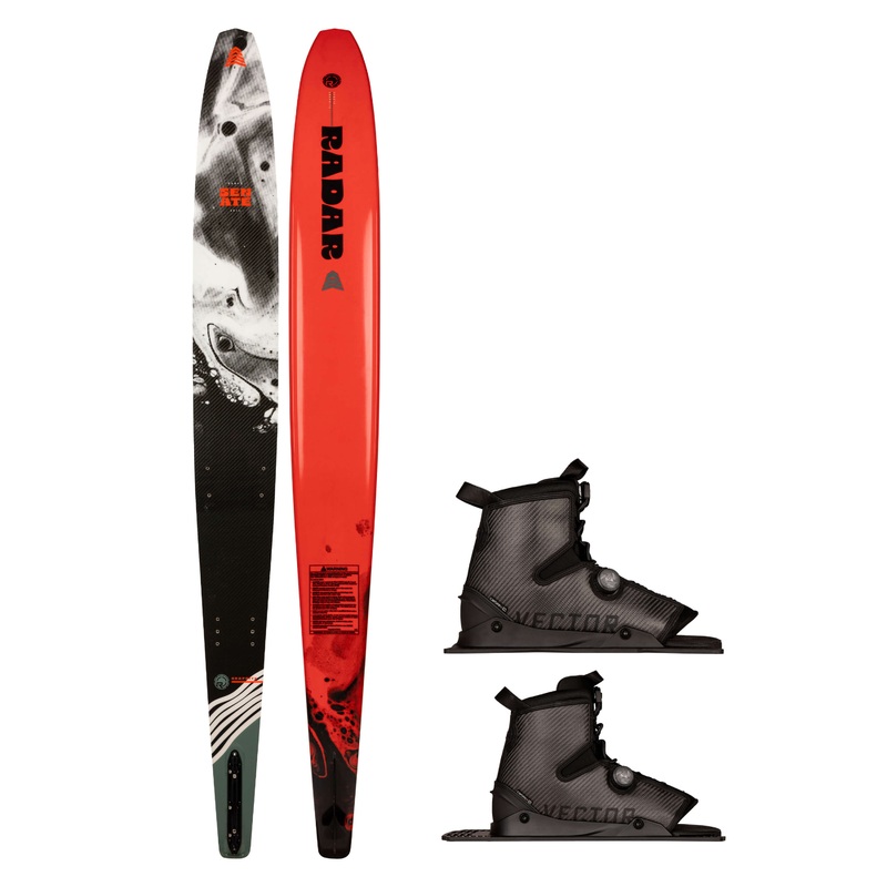 2025 Radar Graphite Senate / Double Carbitex Vector BOA Water Ski Package