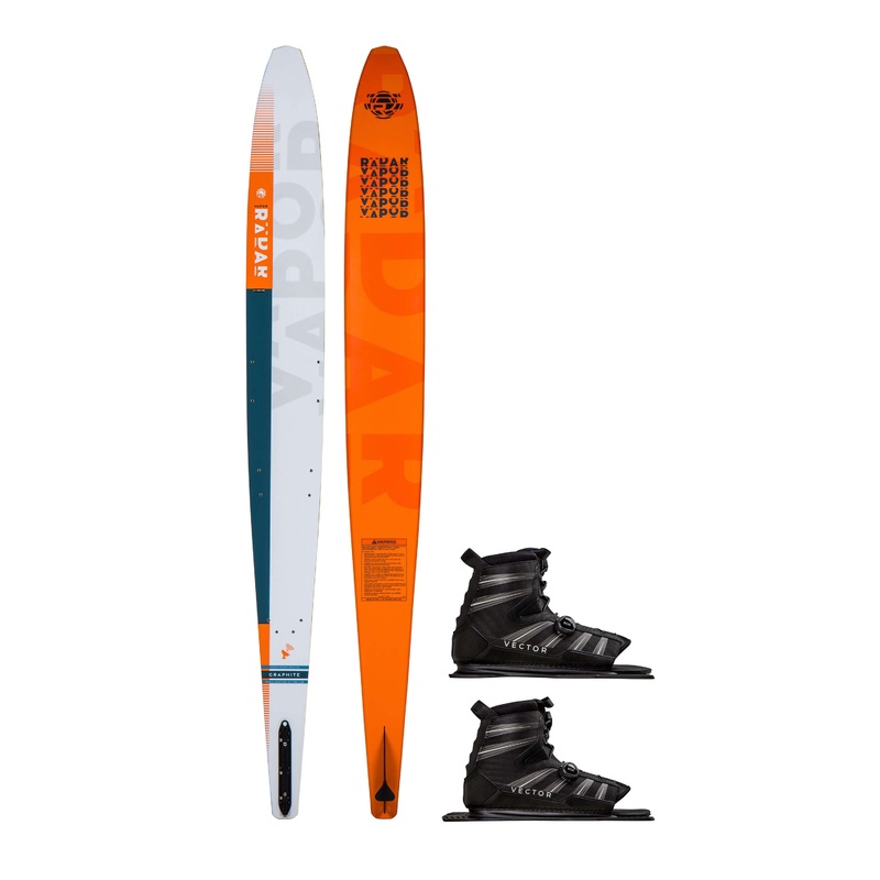 2024 Radar Graphite Vapor / Double Vector BOA Water Ski Package