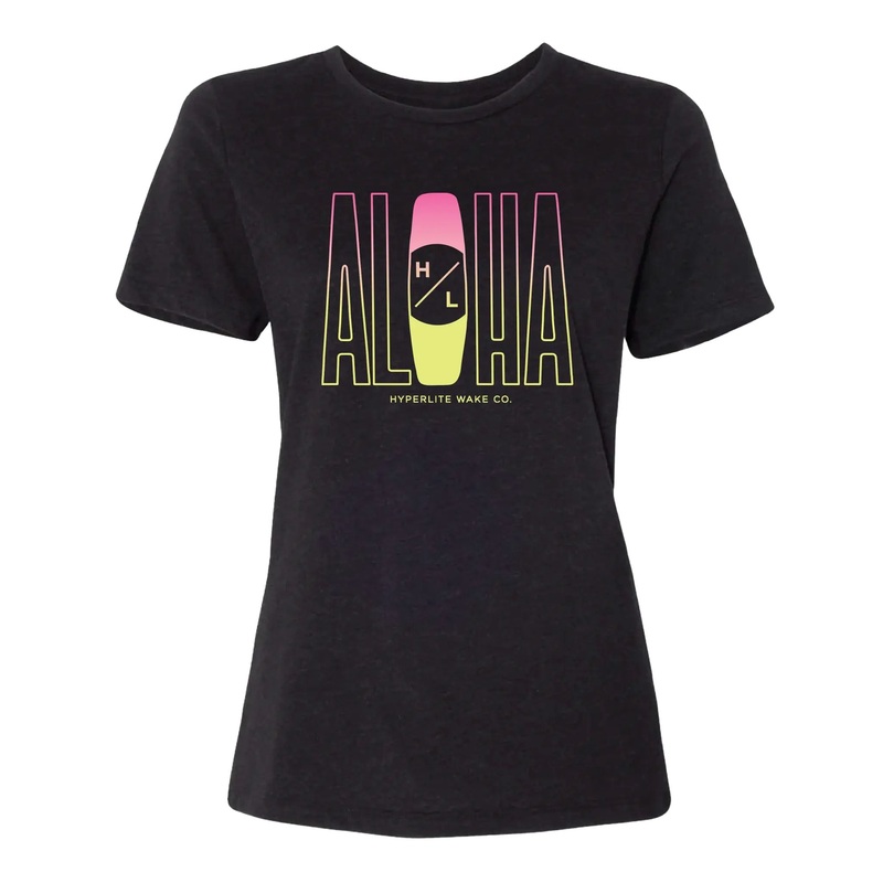 Hyperlite Aloha Women’s Tee|S|M|L|XL|Black|Blue