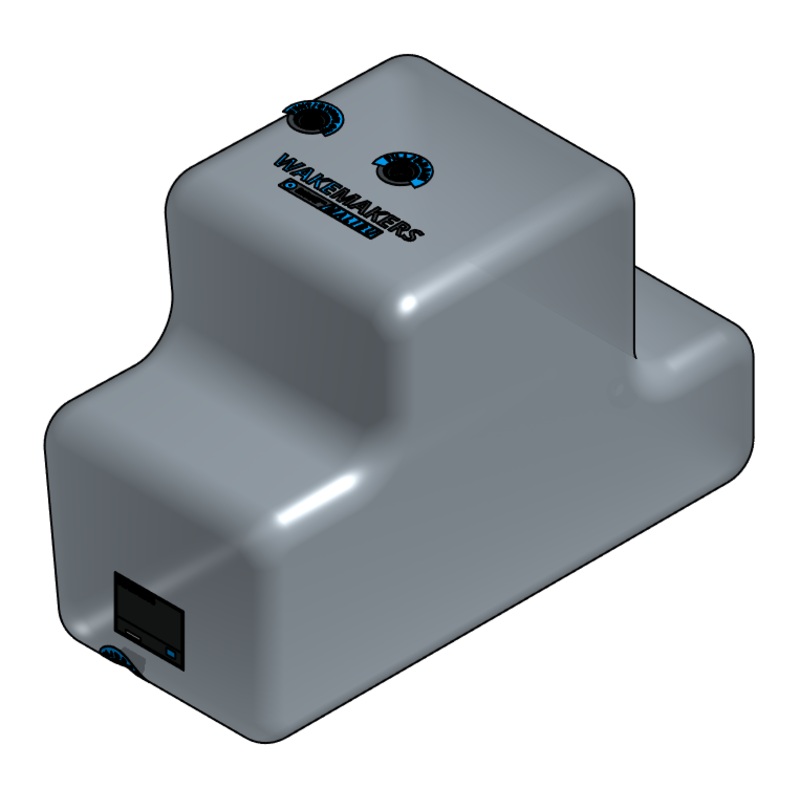 WakeMAKERS DirectFIT – Malibu Plug-and-Play L Tank – Large Port Stern – 580lbs