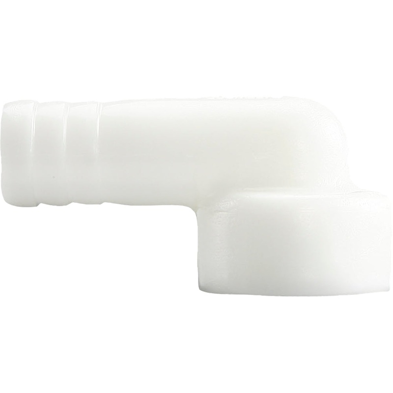 Attwood 3/4 Thread x 3/4 Hose Barb Elbow Fitting