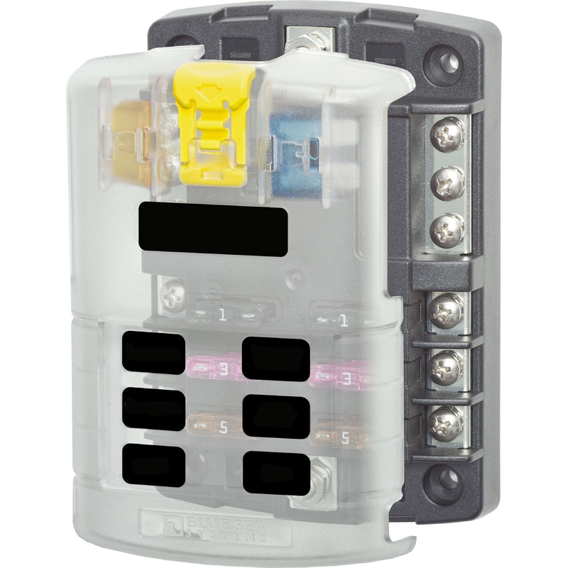 WakeMAKERS Blue Sea 6 Circuit Power Distribution Block