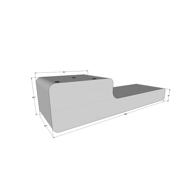 Fly High Tige 84 Custom Starboard Surf Sac – W005-STB – 1,000 lbs