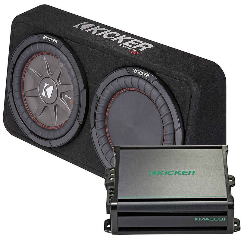 Kicker 10 CompRT Loaded Subwoofer Enclosure Package