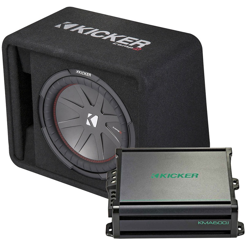 Kicker 12 CompR Loaded Subwoofer Enclosure Package