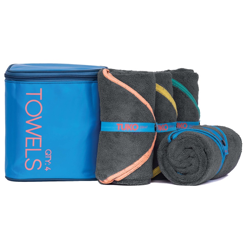 Mission TUKO Sport Towel 4-Pack