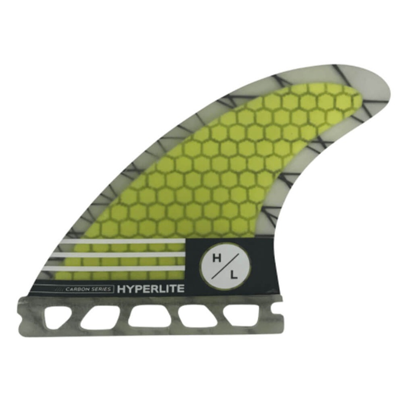 2021 Hyperlite 4.75 Carbon Surf Fin Set w/Key (3-Pack)