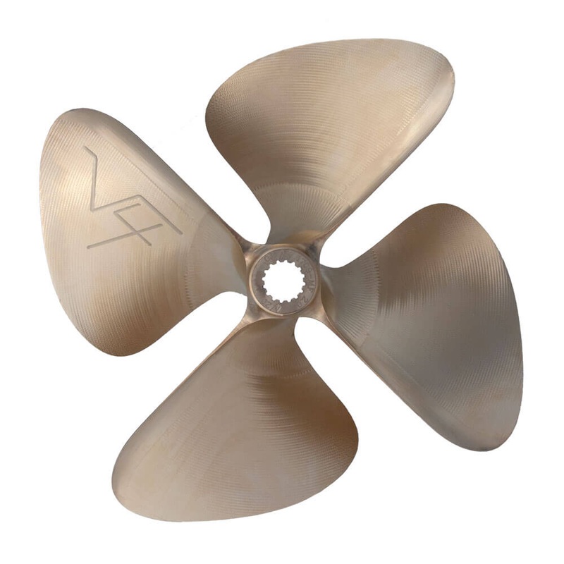 OJ WakePro V4 1709 4 Blade 13.9 x 14.25 Propeller