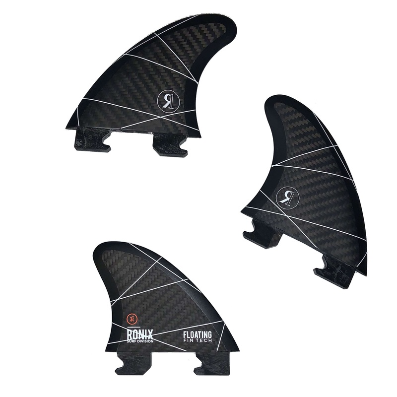Ronix Floating Fin-S 2.0 Tool-Less Fiberglass – 3 pack ( 2-3.5 Outer & 1-3 Center)