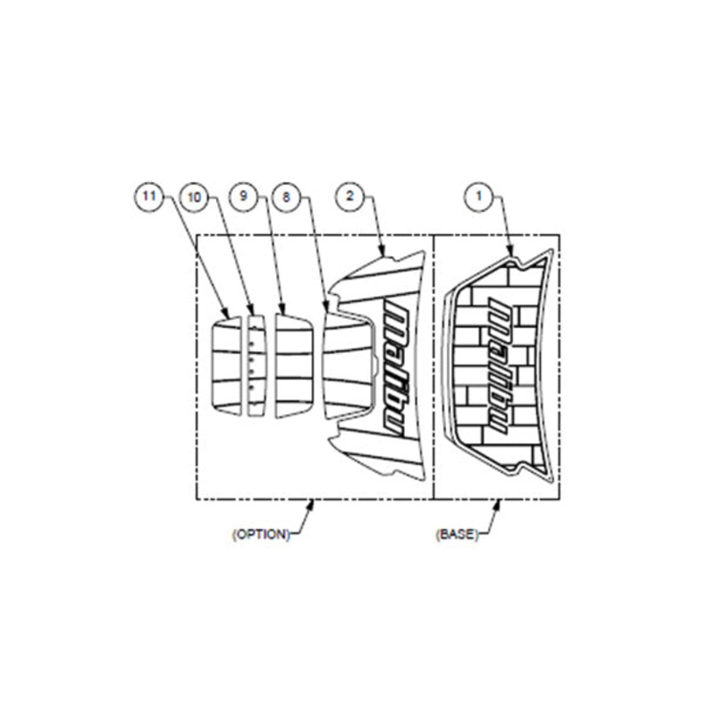 2021 24 MXZ Swimstep Softgrip|Sepia Brown||8