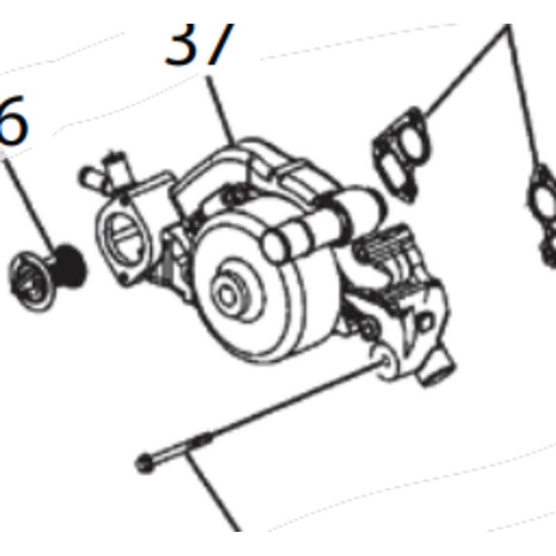 PCM, PUMP, WATER CIRCULATION (6.2 LSA)