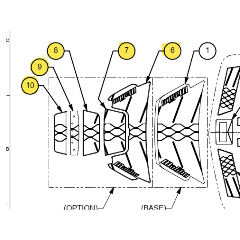 2023 M220 Swim Deck Soft Grip||1 Swim Deck – Non Step||6 Swim Deck with Step||7 Swim Deck Step Only||8 Swim Deck Fold Down Step||9 Step Middle Piece Only|10| End Step