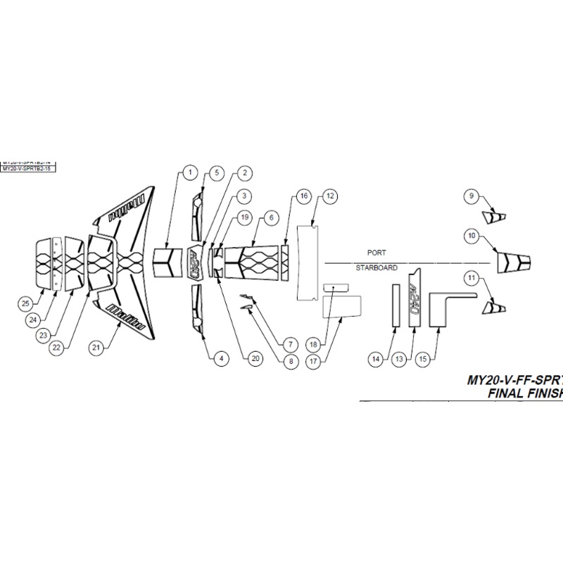 Soft Grip Transom Piece – Standard part 21