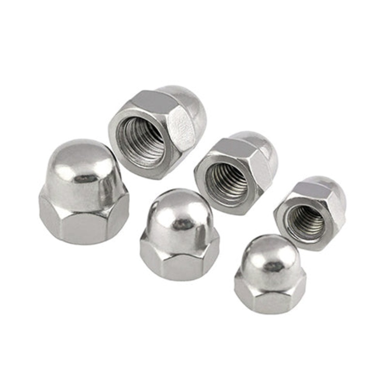 Hex Dome Head Nut A4 S/S|M3|M6|M10|M8|M12|M5|M4
