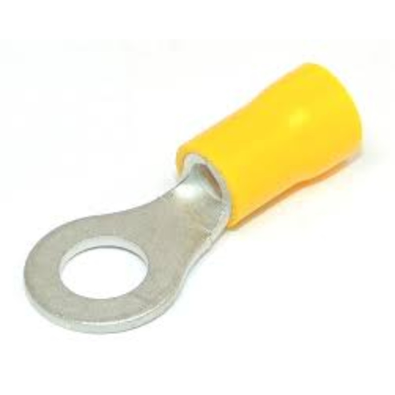 Ring Lug Connector Yellow For 3MM2-6.0MM2 (Various Sizes)