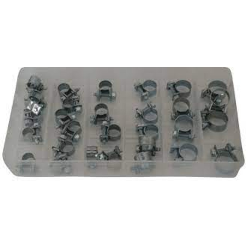 Mini Hose Clamp, mild steel (BB929) Sold Individually ( Various Sizes )