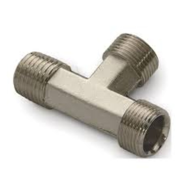 3/8O/D Tee x 1/4 NPTF on Run Part Number HM3284