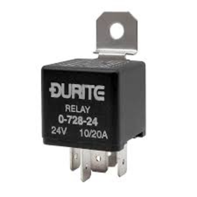 Durite Mini Change Over Relay 24 V Part No 0-728-24