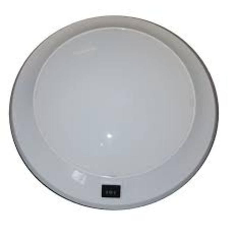 White Plastic Bezel For 4 LED Light Part No 0-680-97