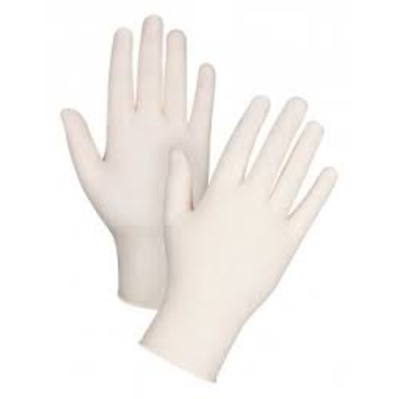 Gloves Latex White Santex Sx01Bd Pack Of 100 Part No 054510