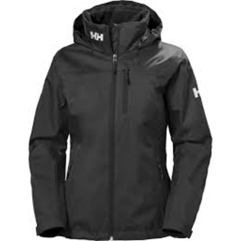 HH W Crew Hooded Mid Layer Jacket 34447-990 Black ( Various Sizes )