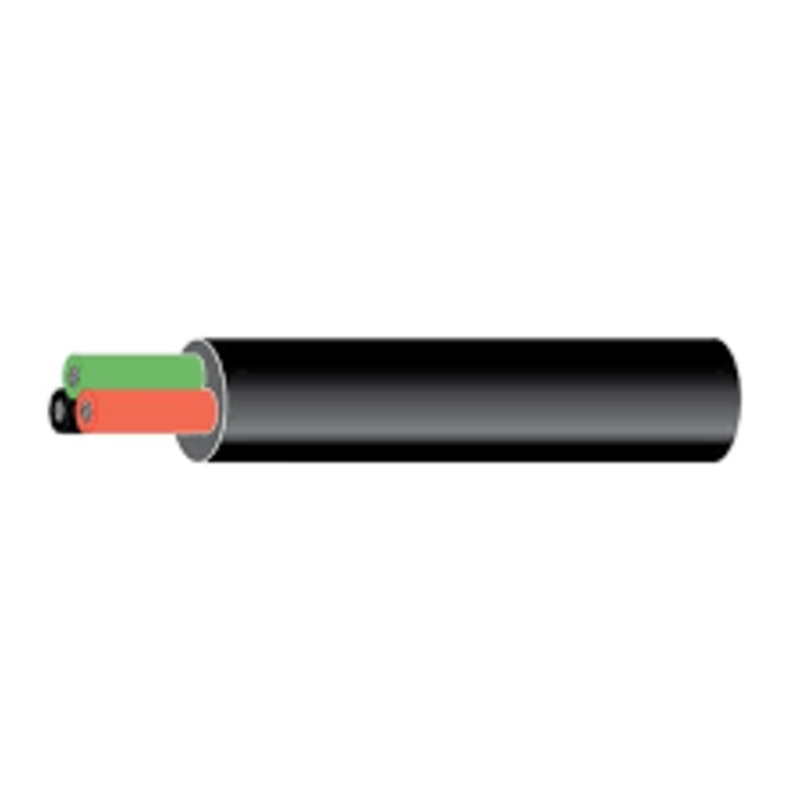 1.5MM2 3 Core Tinned Black In Color From Ocean Flex Part No 1.5MM Tin3