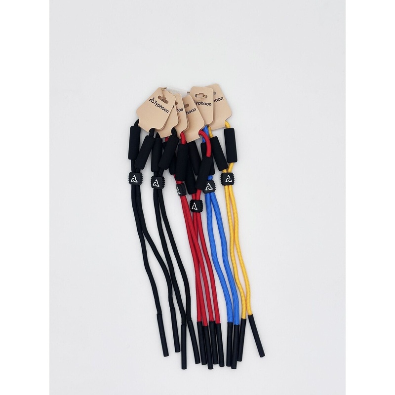 Typhoon Floating 4 Sunglasses Cords Latex Binding + Two Floats Number P204023